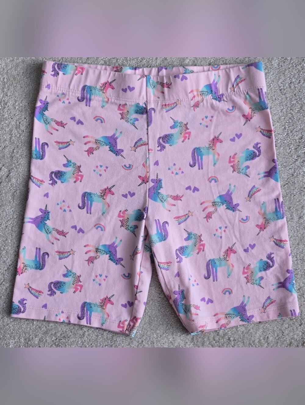Cynthia Rowley Pink Unicorn Print Girls' Shorts